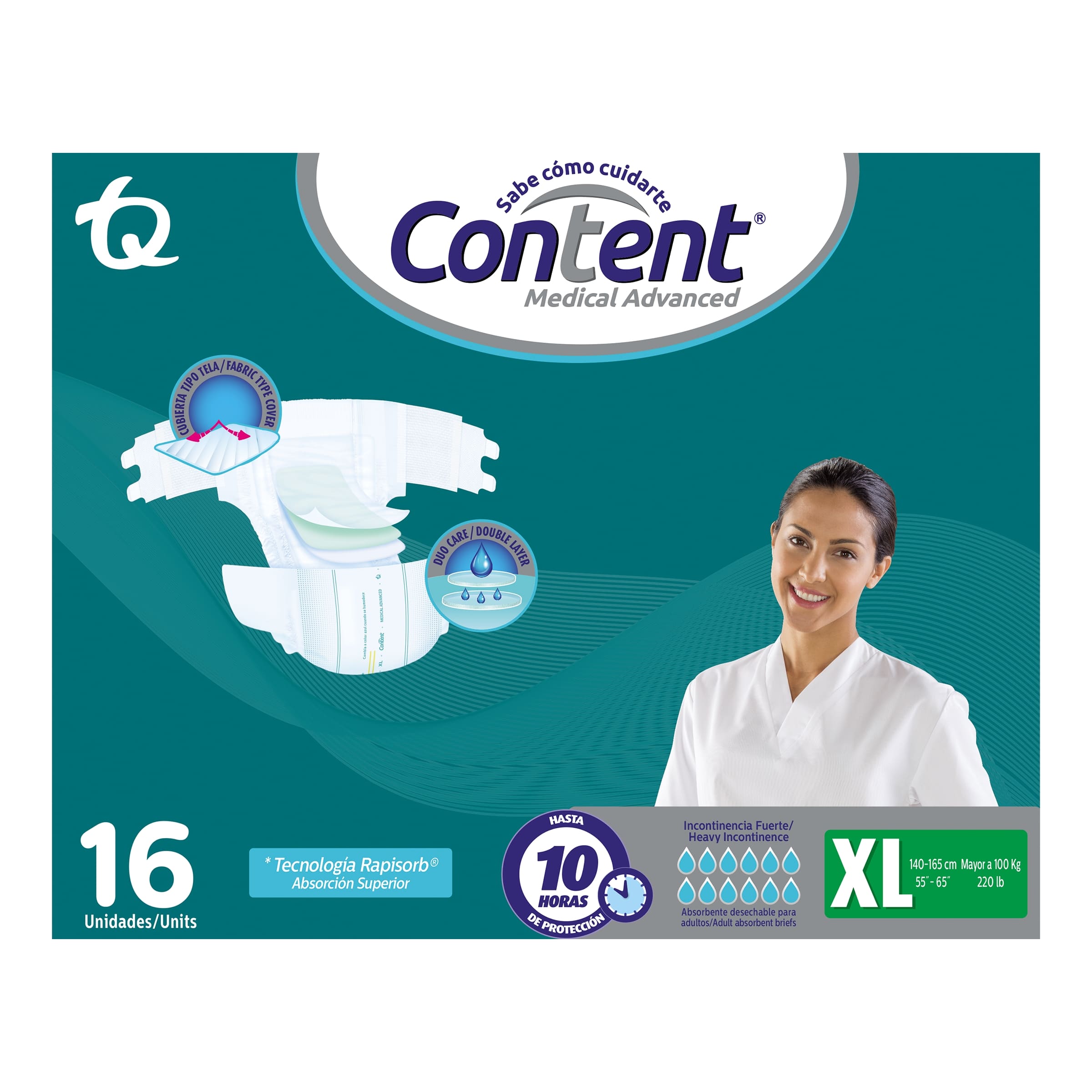 Pañal Content Medical Advanced Talla XL