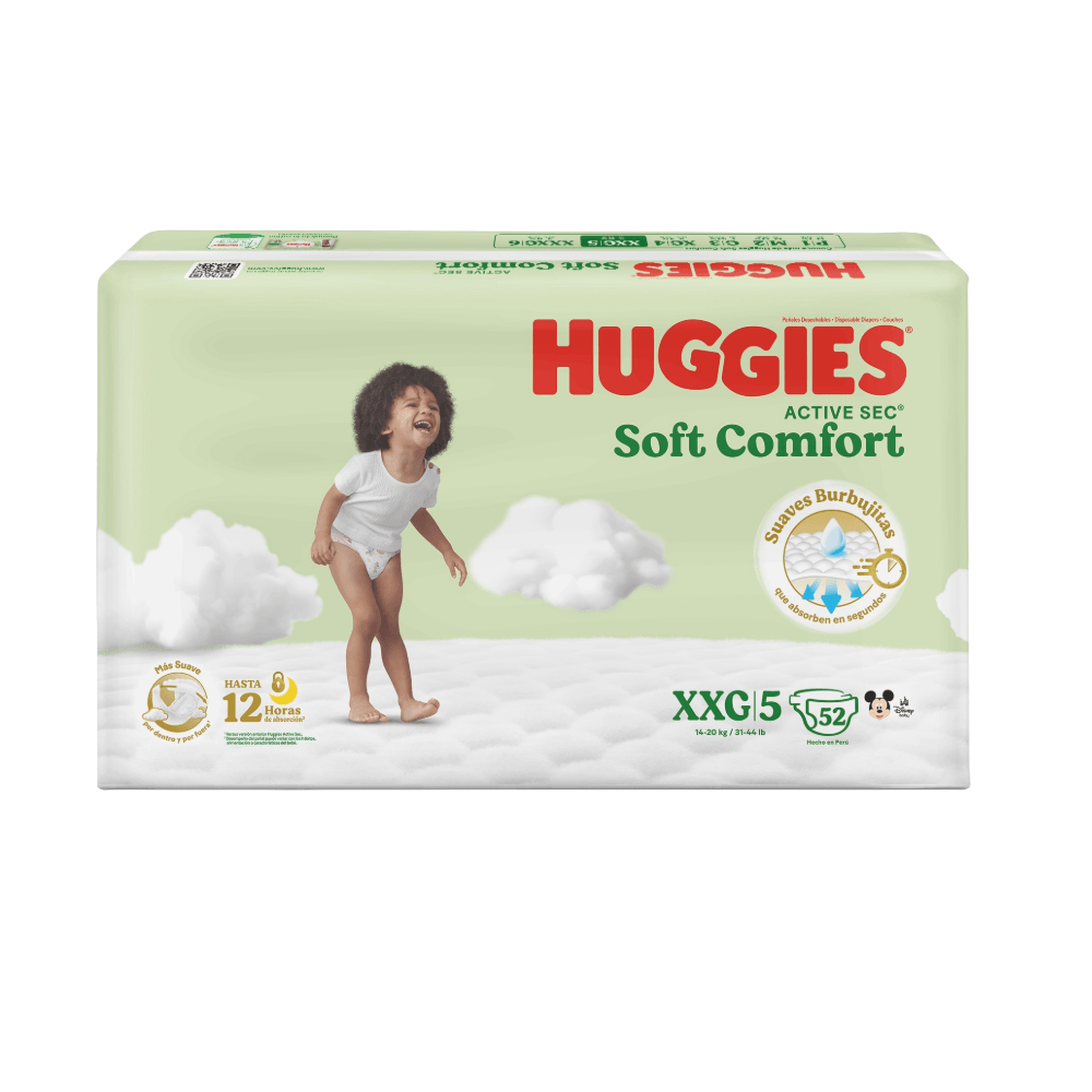 Pañal Huggies Active Sec Etapa 5/XXG