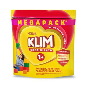 Leche Klim 1+ Crecimiento Polvo Megapack