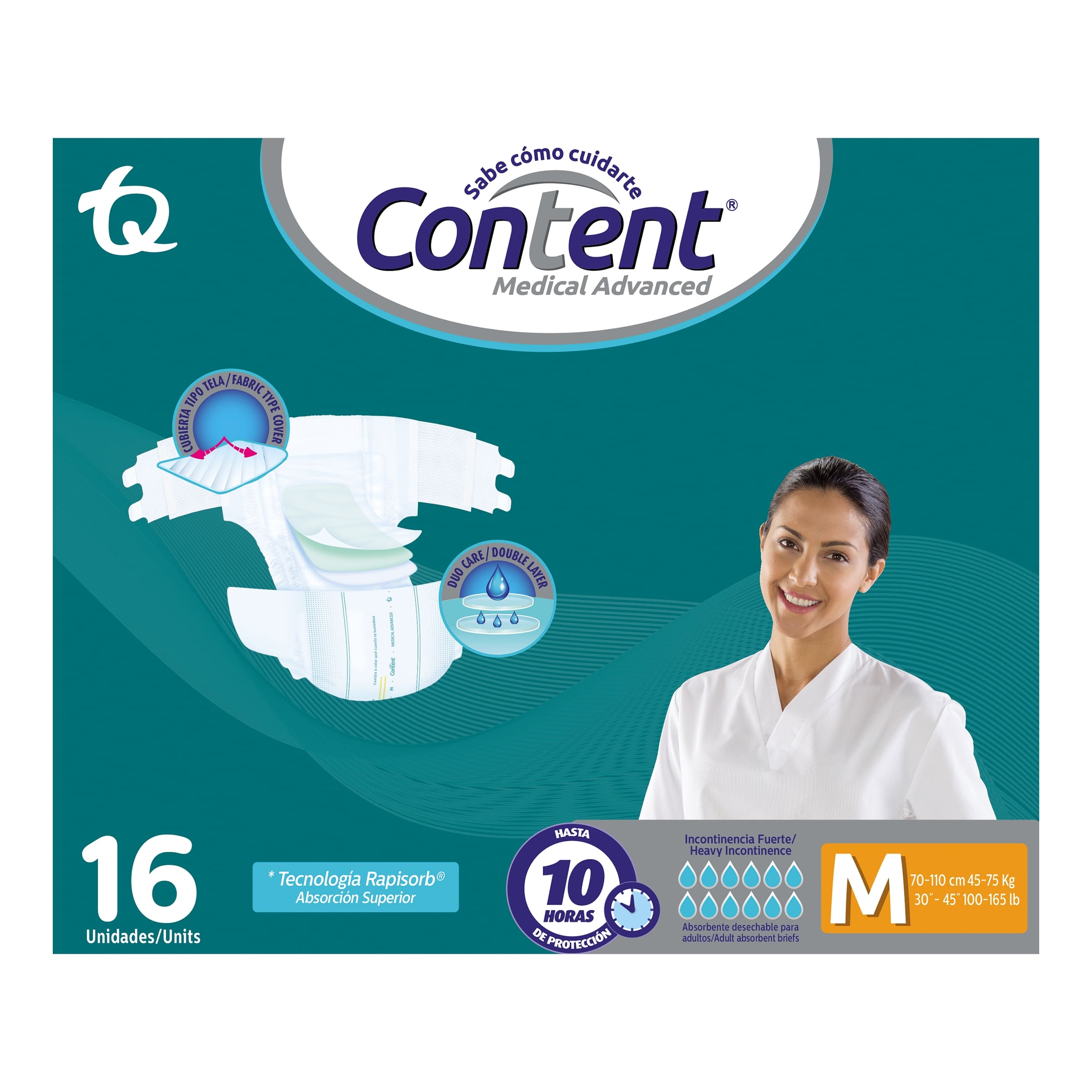 Pañal Content Medical Advanced Talla M
