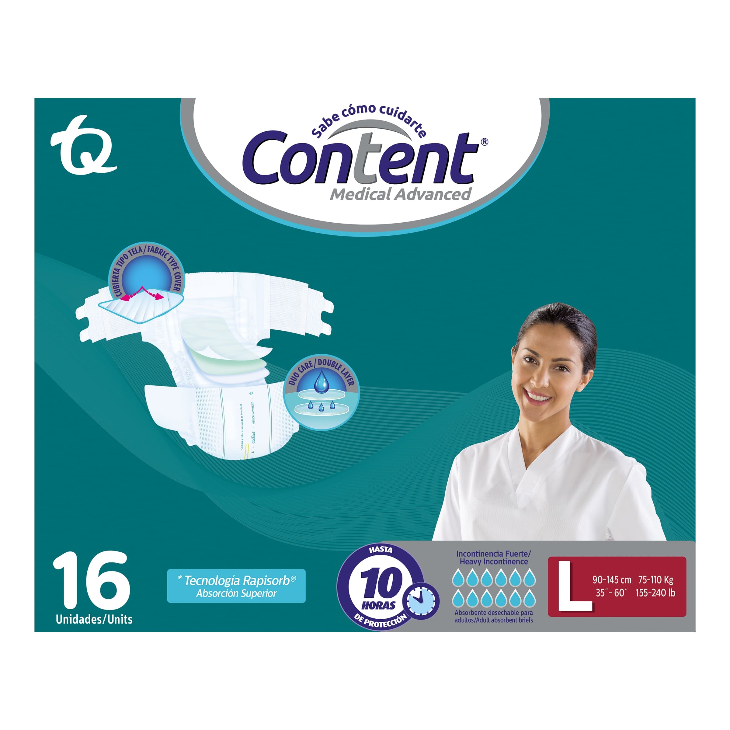Pañal Content Medical Advanced Talla L