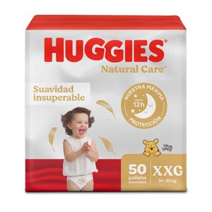 Pañales Huggies Natural Care Etapa 5/XXG X 50Und