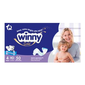 Pañales Winny Gold Fit Etapa 4 X 50Und