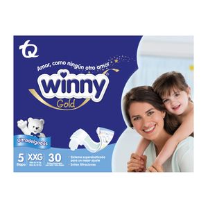 Pañales Winny Gold Fit Etapa 5 X 30Und