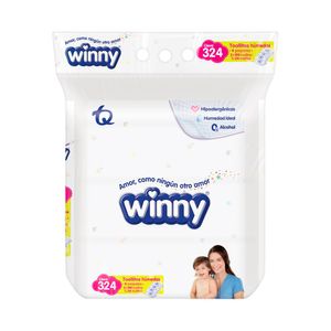 Toallitas Húmedas WINNY Aloe x324 Unidades