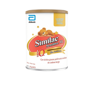 Fórmula Infantil Similac Sensitive SL Eye Q Sin Lactosa 0-12 Meses x 375 gr