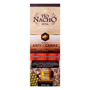 Champu Tio Nacho Anti Canas - Jalea Real Henna - Formula Avanzada