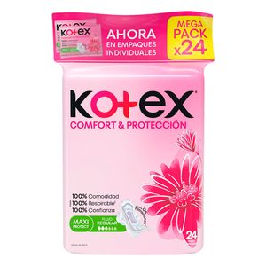 Toallas Kotex Higienicas Normales Dispensador X 24 Nar