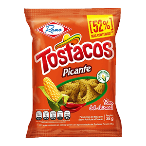 Pasabocas Ramo Tostacos Picantes x 38 gr